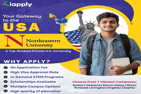 Your Gateway to the USA - Northeastern University - Jan26 Intake Now Open!